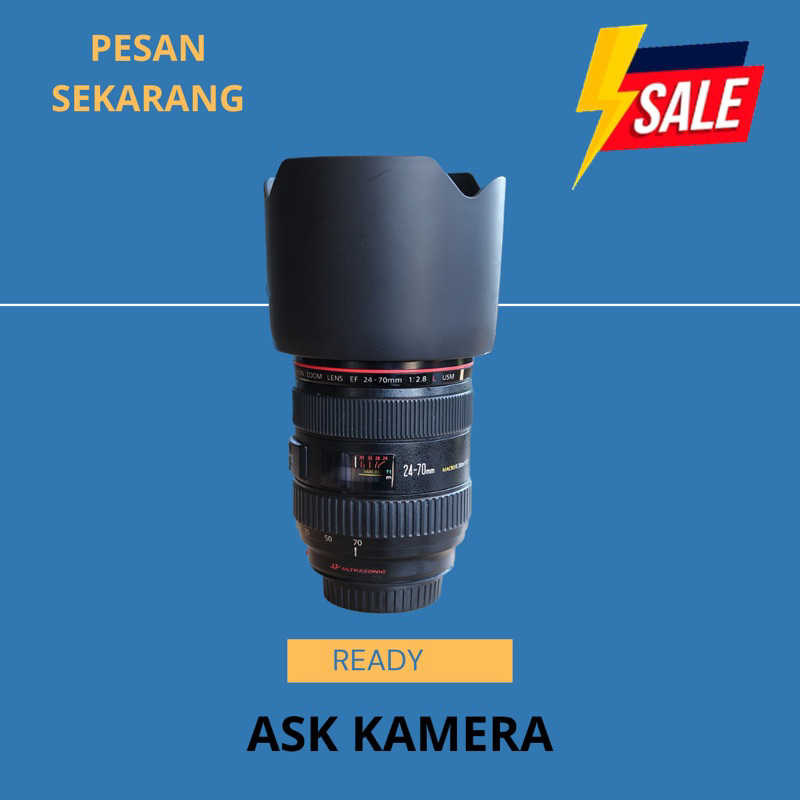 LENSA CANON 24-70MM WIDE MULUS TINGGAL PAKAI