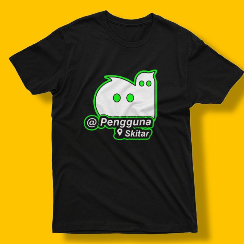 KAOS MICHAT PENGGUNA SEKITAR LOGO SPONSOR DTF