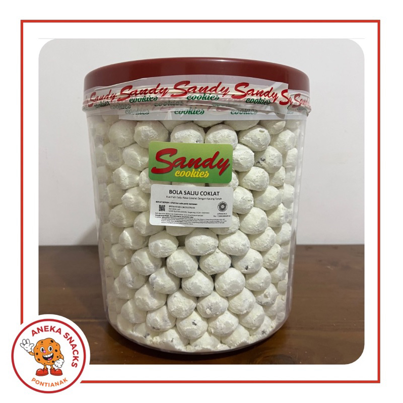 

SANDY COOKIES - BOLA SALJU COKLAT 500 GRAM