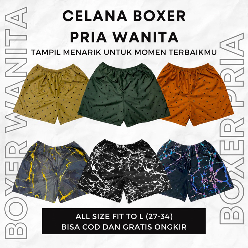 JEFFORD Boxer Motif Space Best Seller 14 | Boxer Pantai | Celana Boxer | Boxer Distro | Boxer Kolor abc