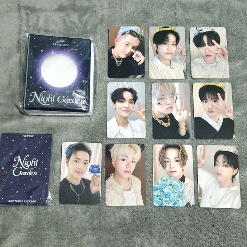 [SHARING] TREASURE Official MD -  Photocard Collect Book / Colbuk [Night Garden] haruto junkyu jungh