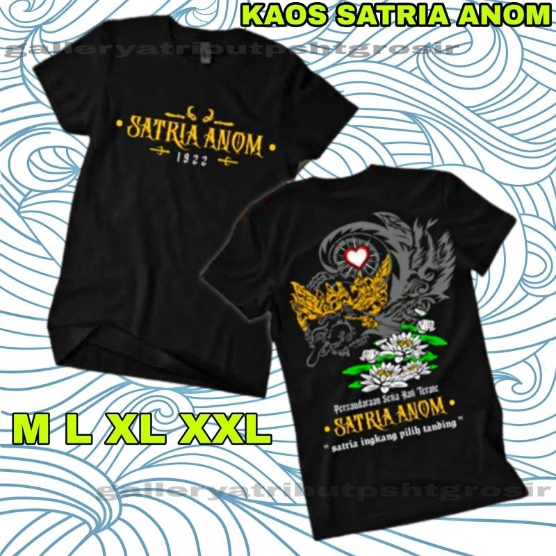 KAOS PSHT MOTIF SATRIA ANOM