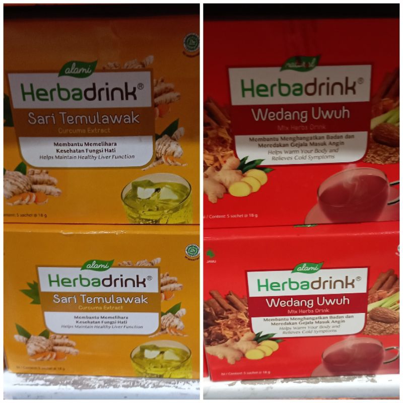 

herbadrink sari temulawak - herbadrink wedang uwuh