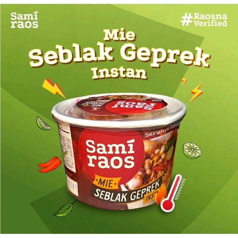 

SAMI RAOS MIE SEBLAK GEPREK