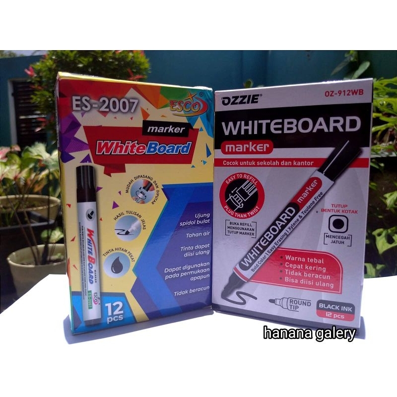 

SPIDOL WHITEBOARD MURAH / SPIDOL PAPAN TULIS ( 1 PACK ISI 12 PCS)