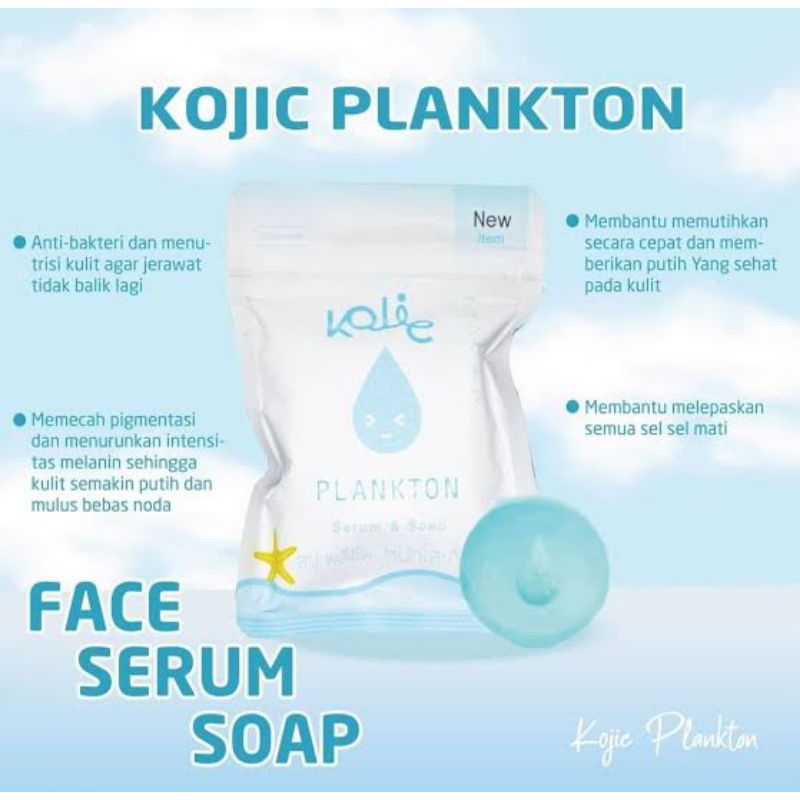 SABUN KOJIC PLANKTON BRIGHT &amp; GLOW 40gr 90gr