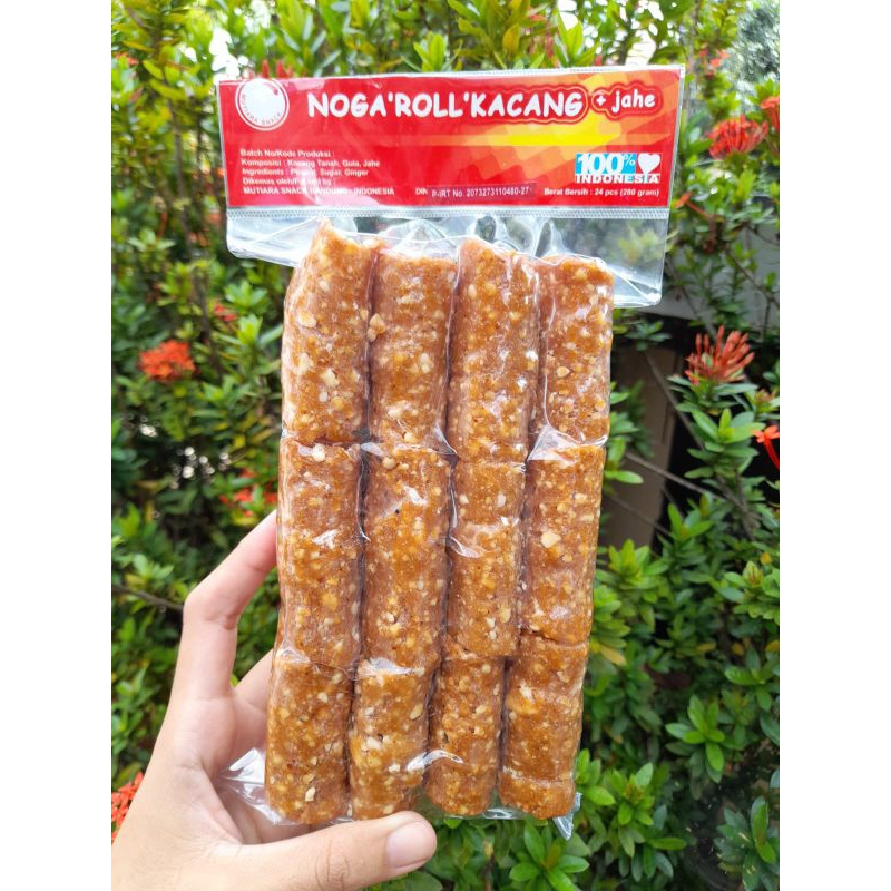 

Noga Roll Kacang Jahe Jajanan Jadoel Oleh Oleh Khas Bandung