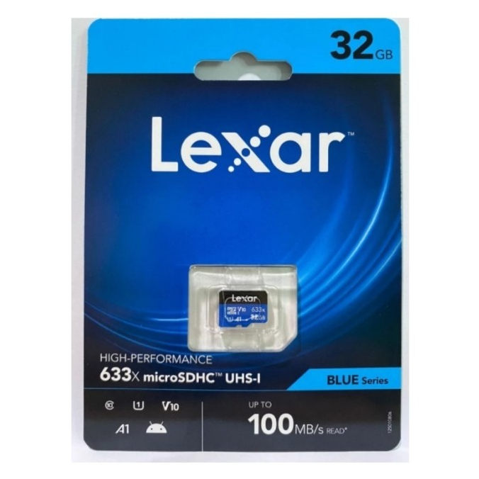 Lexar Microsd 32GB High Performance 633x Up to 100Mbps