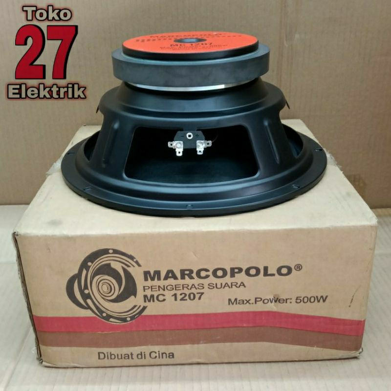Speaker Marcopolo 12 inch MC 1207 500 WATT