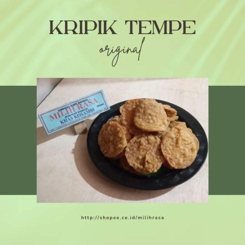 

GORENG TEMPE MILIH RASA (rasa original)