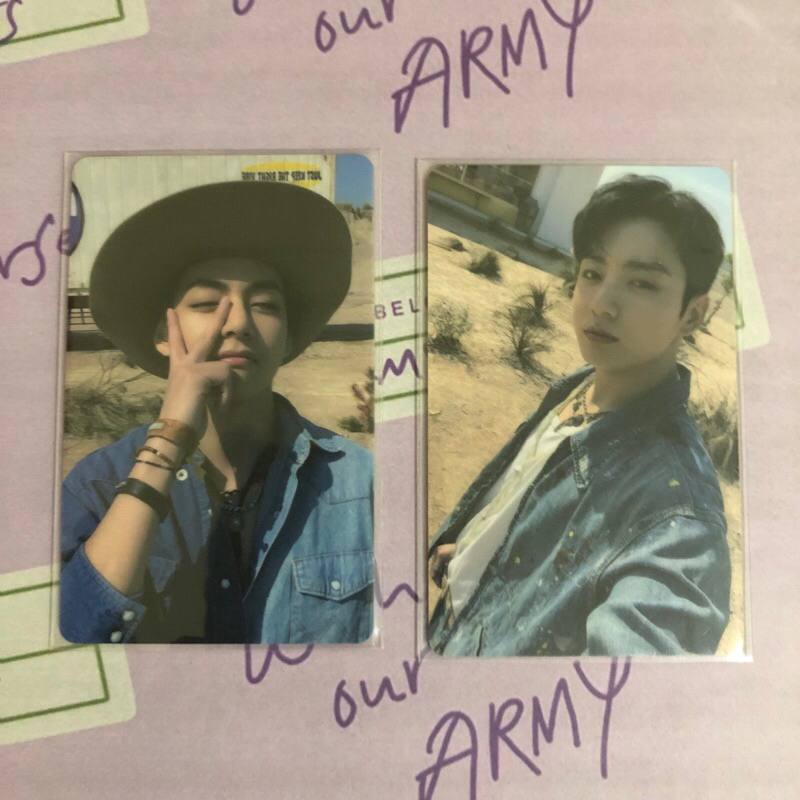 Photocard Lucky Draw LD Butter MCU Taehyung Jungkook