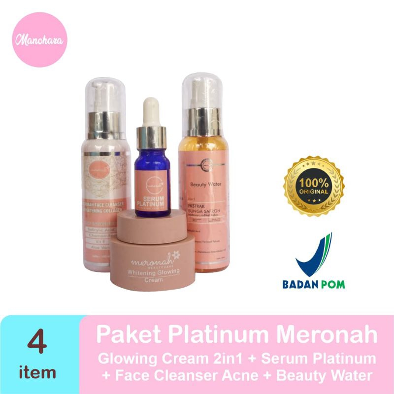 [ORIGINAL BPOM] PAKET SKINCARE MERONAH BPOM  {DISTRIBUTOR RESMI MERONAH}