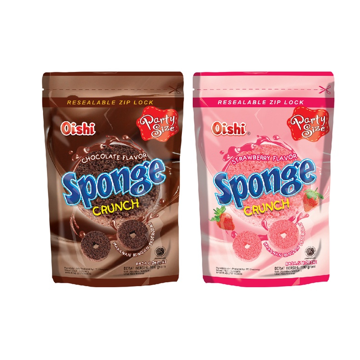 

Sponge Crunch Oishi 100gr ( 3 Varian )