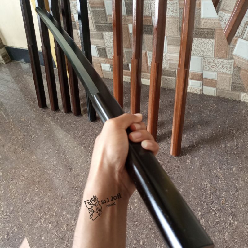 Bokken Pedang Kayu Bengkirai Hitam (Black)