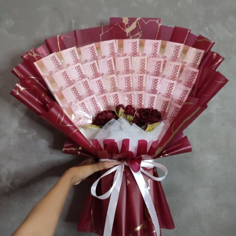 Buket Bouquet bunga wisuda pernikahan ulang tahun acara besar lainnya bisa request