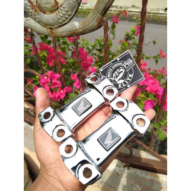 RAISER CB150R RAISER CB150 R RAISER STIR CB150R KLEM STIR CB150R CHROME ORISINIL AHM