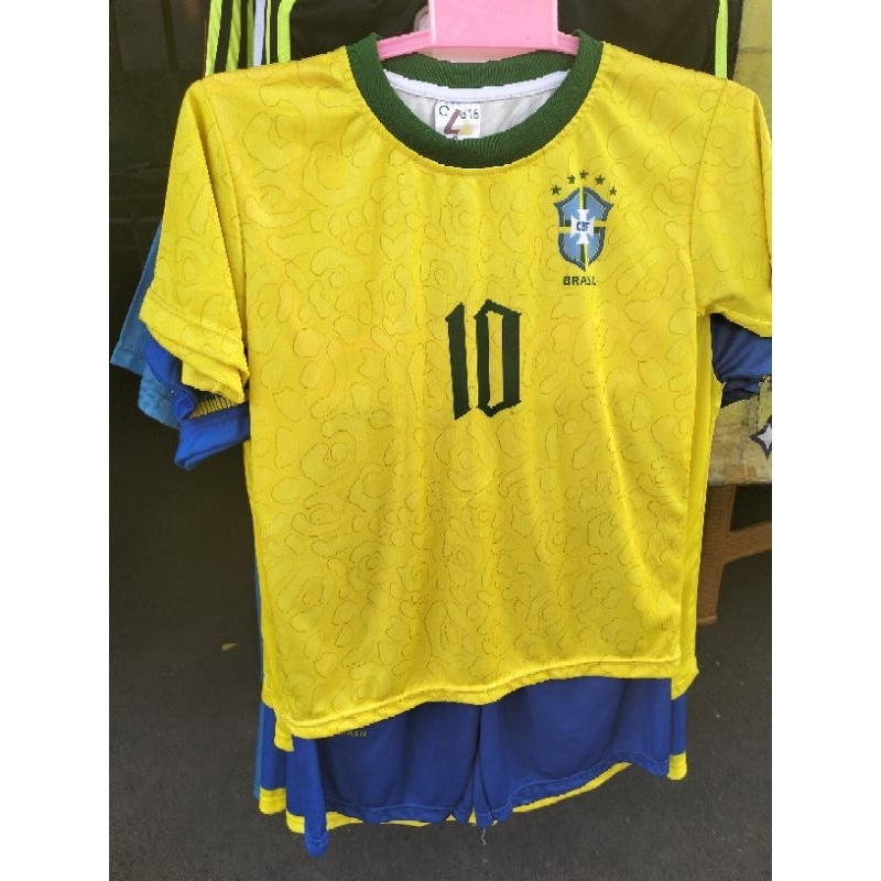 JERSEY NEYMAR BRAZIL STELAN ANAK PRINTING
