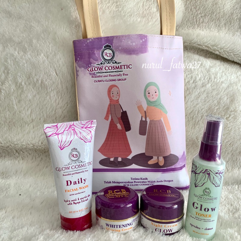Paket Night Cream RCB Glow free pouch