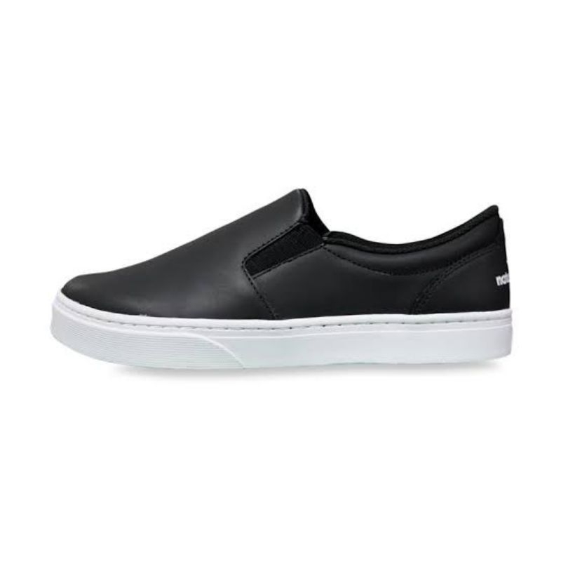 Sepatu League Hitam Ordinary U Slip On Cowo Cewe Unisex Original