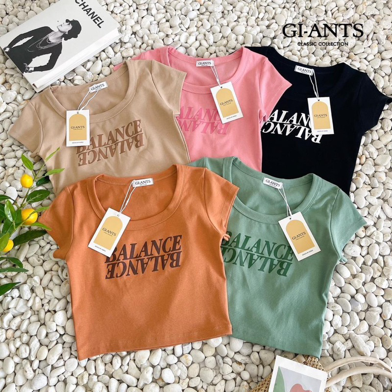 ATASAN GIANTS BASIC MODEL CROP TULISAN BALANCE IMPORT BANGKOK (BJGB459)