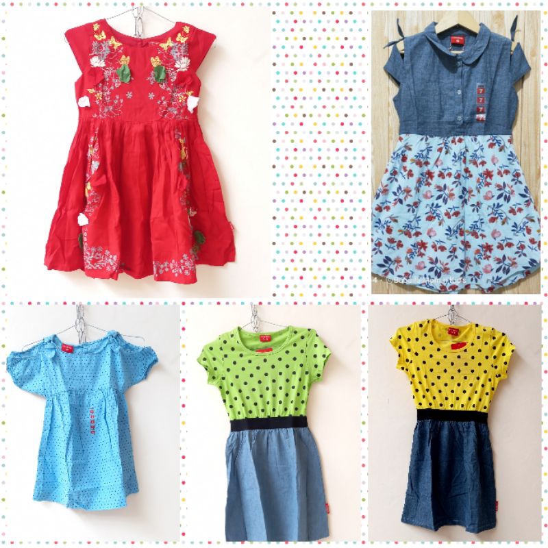 Cool Girl: Dress anak perempuan Original Branded