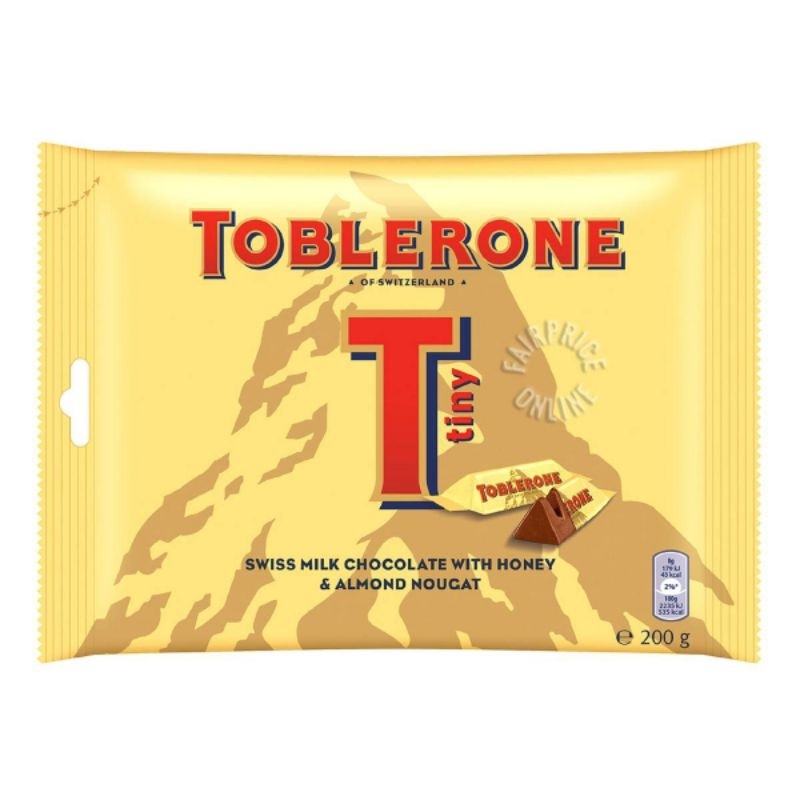 

COKLAT Toblerone Chocolate Minis Share Pack - Milk FROM SINGAPORE