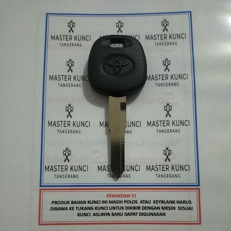 Bahan Kunci Mobil Toyota Agya Karet