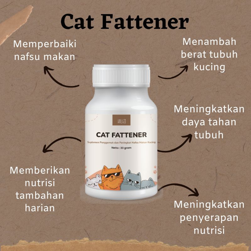 kilgo suplemen penggemuk kucing vitamin peningkat nafsu makan penambah berat badan kucing