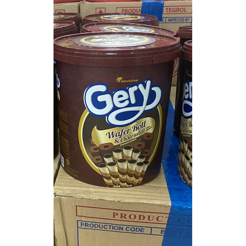 

Gery Wafer Roll & Ekstrudal kaleng 350g