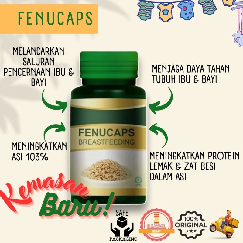 Fenucaps (ASI BOOSTER) 100% ORIGINAL KEMASAN SEGEL UTUH