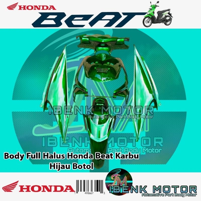 Cover Body Halus Beat Karbu Hijau Botol/Body Alus Beat Karbu Ijo Botol