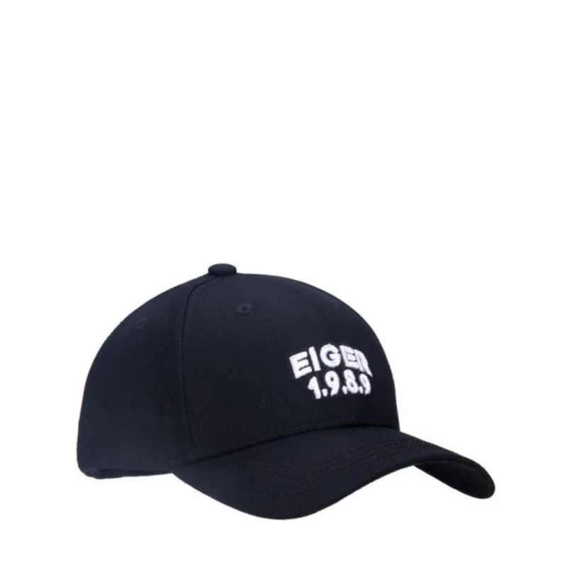 TOPI EIGER1989 X-AGAMOTTO CAP BASEBALL OLAHRAGA OUTDOORSPORTY - HITAM