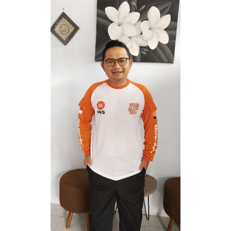 kaos RELAWAN dan kepanduan PKS logo baru