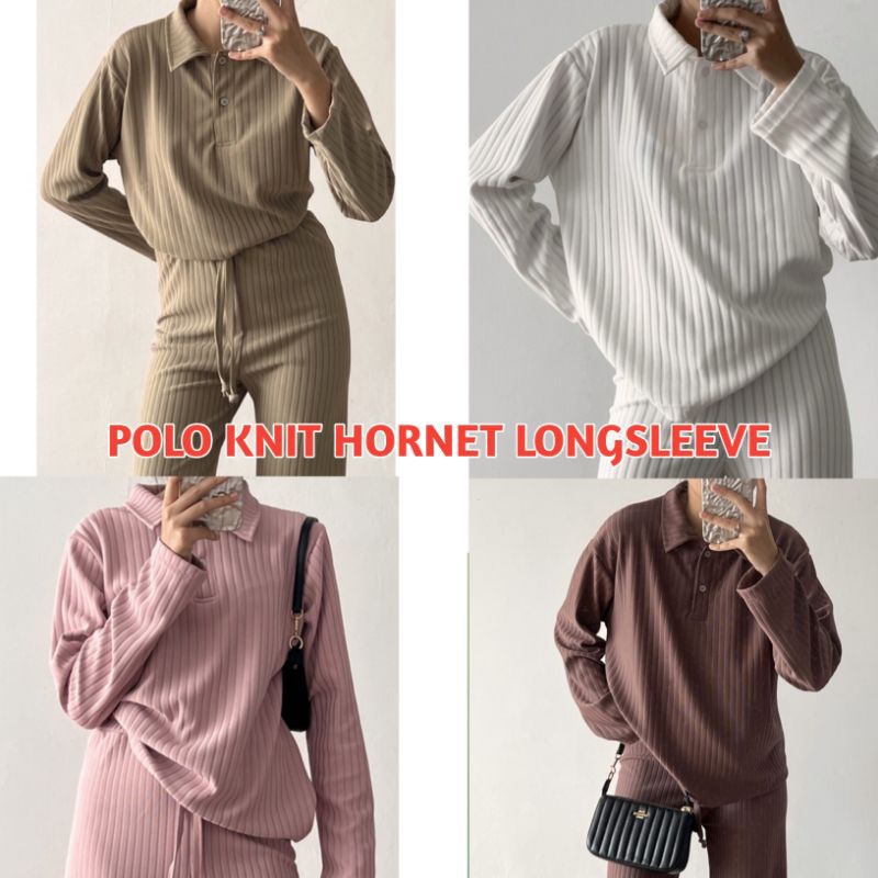 POLO KNIT HORNET LONGSLEEVE