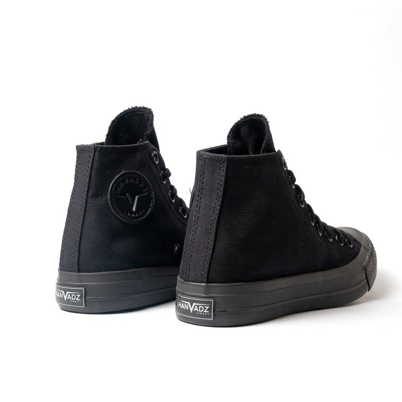 SEPATU HANVADZ 70s- SEPATU 70s KANEKES HANVADZ FULLBLACK HIGH
