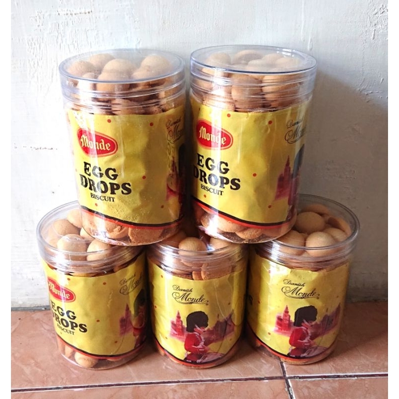 

BISKUIT LEBARAN EGG DROPS MONDE KEMASAN TOPLES 750ML REPACK