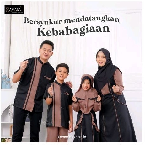 Gamis Couple 2023 Sarimbit Baju muslim Couple Keluarga