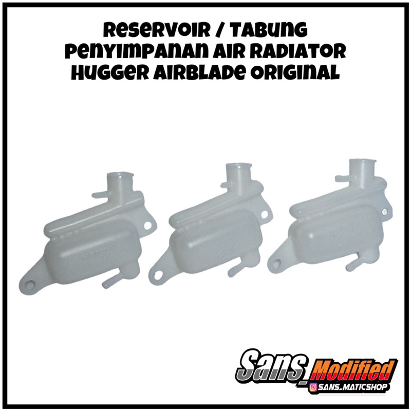 TABUNG AIR RADIATOR HUGGER AIRBLADE / RESERVOIR HUGGER AIRBLADE