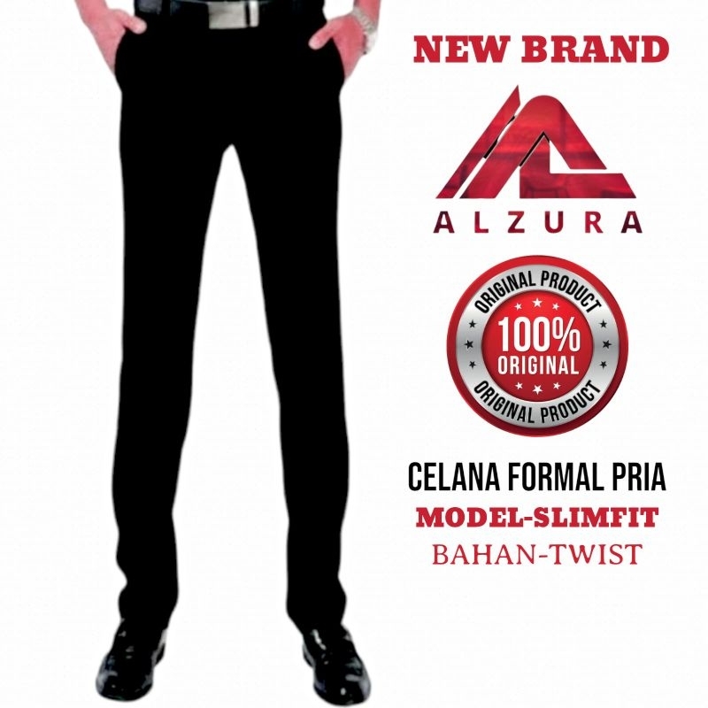 CELANA KERJA PRIA  BAHAN LICIN  SLIMFIT FORMAL BISA COD (BAYAR DITEMPAT)