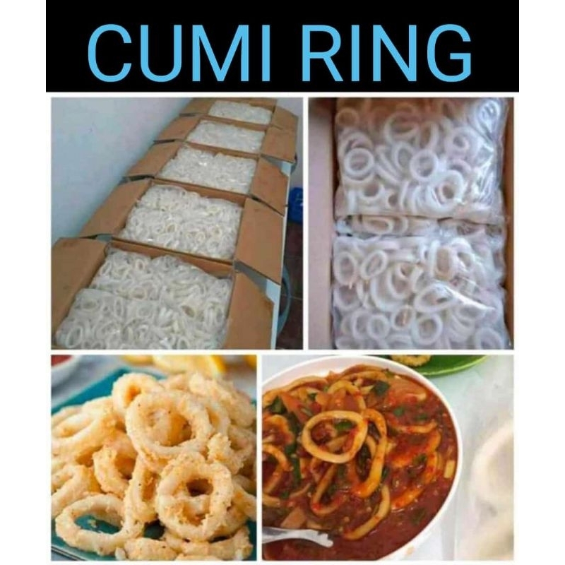 

Cumi ring 500gr / cumi ring frozen / calamari beku