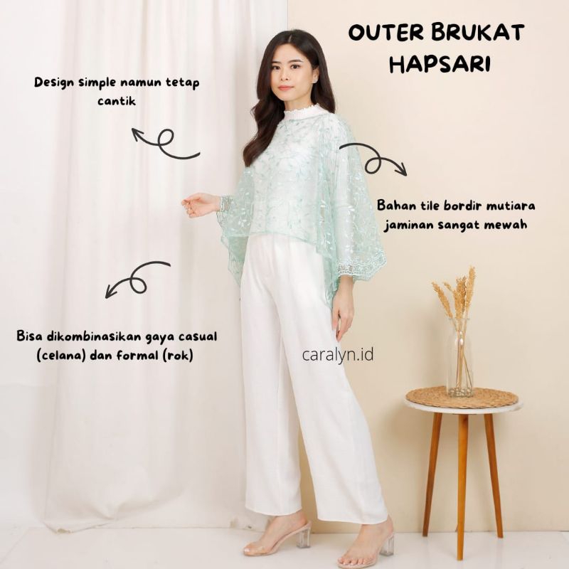 OUTER CAPE HAPSARI KONDANGAN MURAH OUTER SIMPLE