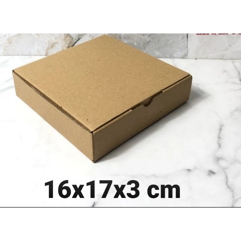 

Kardus Box uk 16x17x3 cm Kotak Karton DieCut