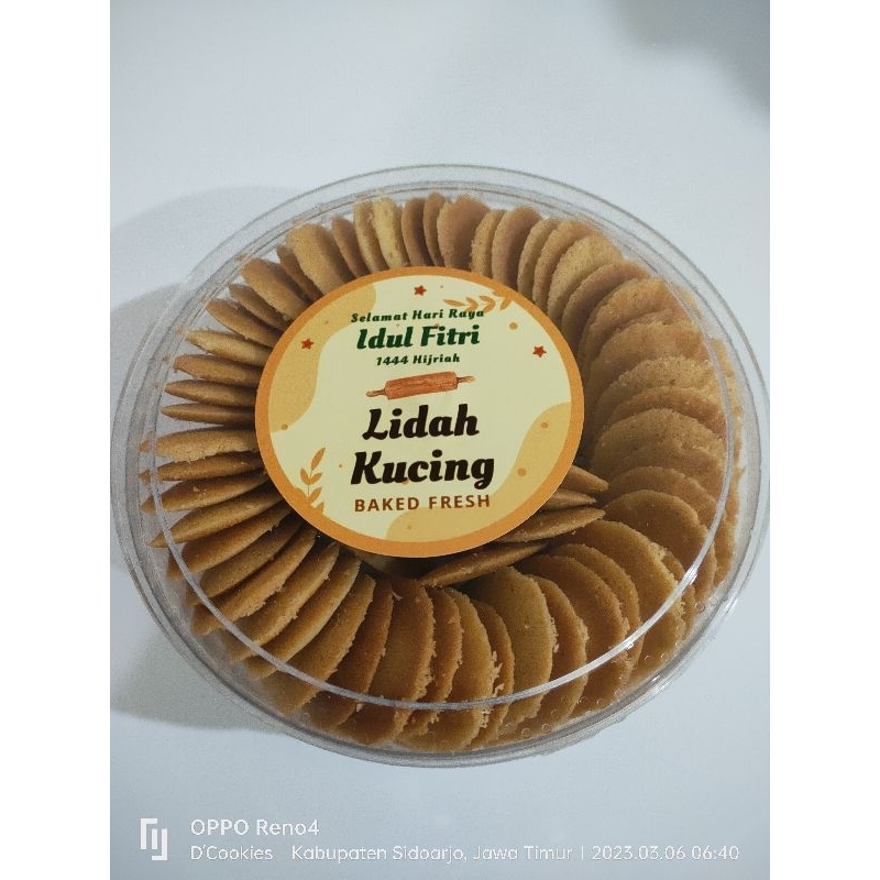 

Kue Lidah Kucing homemade