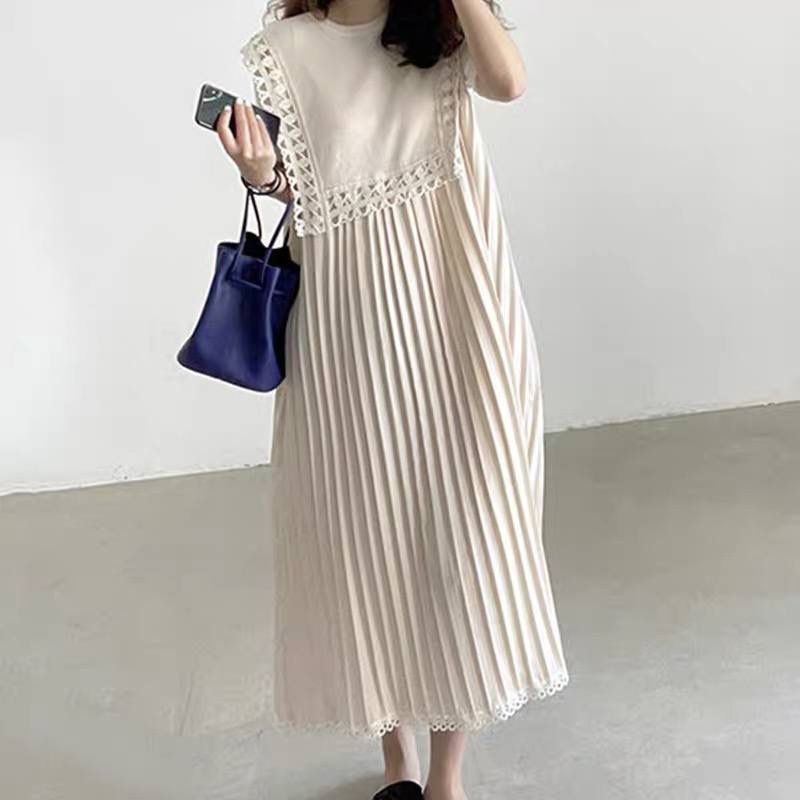 TUNIK POLOS WANITA MIX PLEADS VARIASI RENDA PREMIUM IMPORT BASIC WANITA