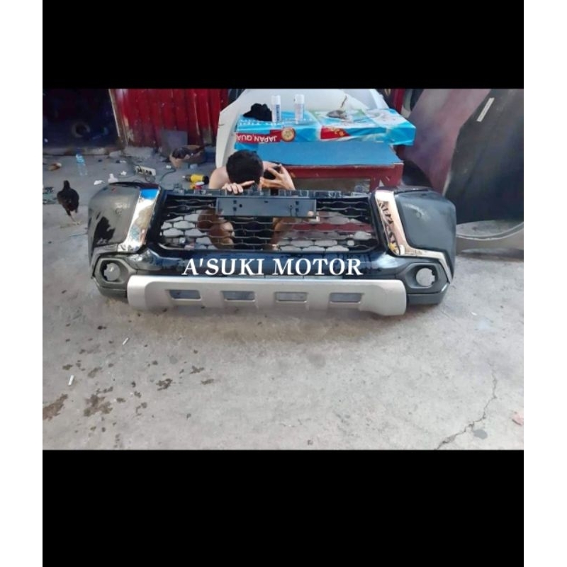 bemper bumper depan pajero sport 2018 komplit