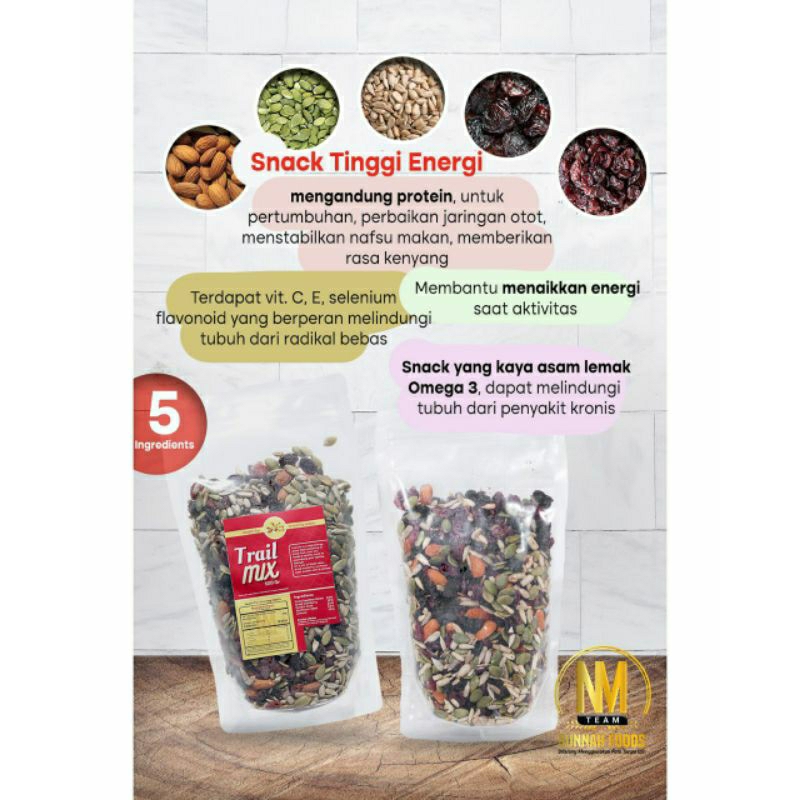 

Trail mix dry fruit 500gr