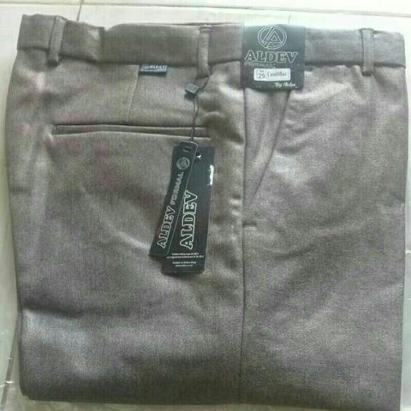 CELANA FORMAL PRIA DASAR MENGKILAT SLIMFIT (28-37)TERLARIS