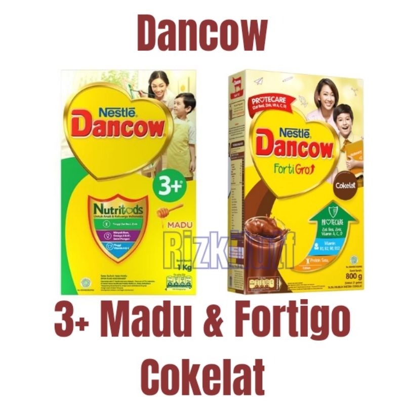 Dancow 1+ Susu Rasa Vanilla / Fortigo Cokelat 1kg