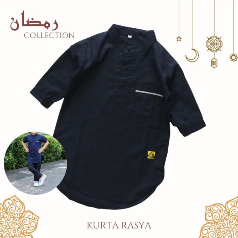 Kurta Anak Laki Laki Lengan 3/4 Baju Koko Lebaran 2023 Terbaru Keren Premium Usia 4 5 6 7 8 9 10 Tahun Bahan Katun Sigaret