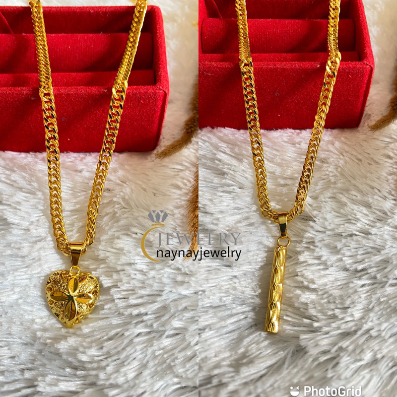 Kalung Koin Lempis Tebal Warna 24K